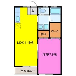 国府台ヒルズの物件間取画像